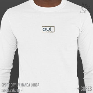 Camiseta manga longa OUI, merci