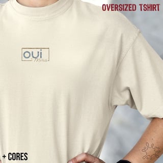 Camiseta Oversized OUI, Merci