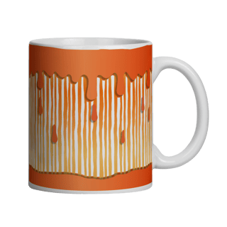 Nome do produto Caneca de Tinta Laranja