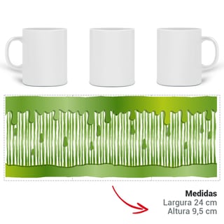 Nome do produto Caneca Tinta Verde Limão