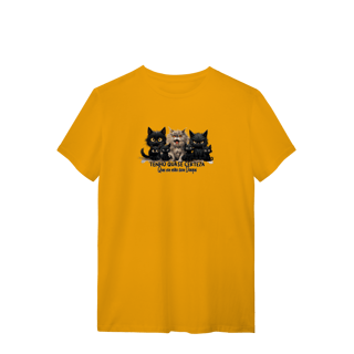 Nome do produtoCamiseta Gato Preto - Tenho quase certeza