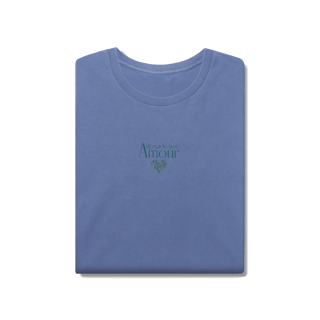 Nome do produtoCamiseta estonada Regarde avec amour