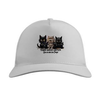 Nome do produtoBoné Gato Preto - Tenho quase certeza