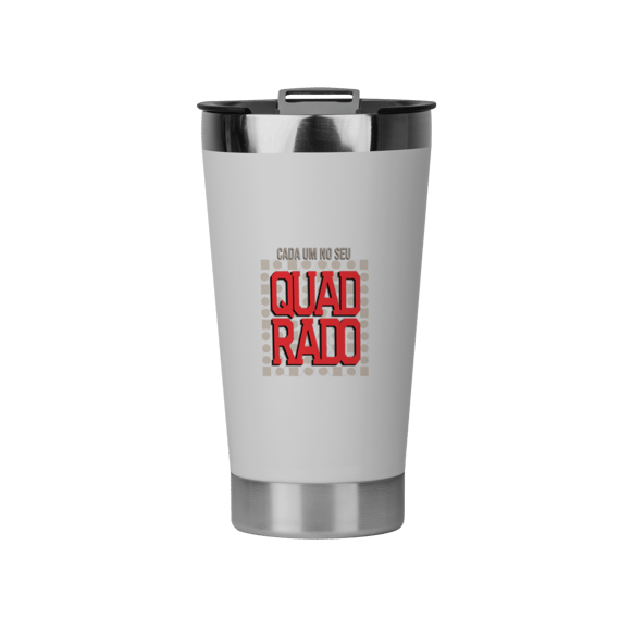 Copo Térmico Cada um no seu Quadrado