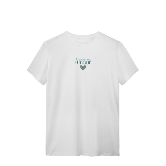 Camiseta Básica Regarde avec amour