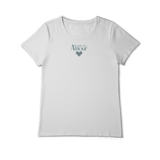 Nome do produtoCamiseta Pima feminina (algodão peruano) Regarde avec amour