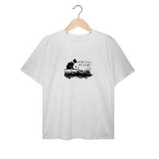 Nome do produtoCamiseta PLUS Gatos - Vc não é daqui, vc está aqui