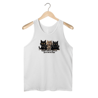 Nome do produtoRegata Gato Preto - Tenho quase certeza