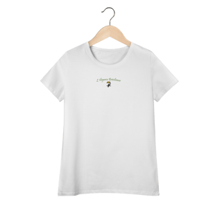 Nome do produtoCamiseta Pima feminina (algodão peruano) L´Élégance Brésilienne