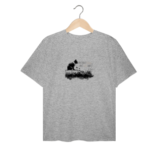 Nome do produtoCamiseta PLUS Gatos - Vc não é daqui, vc está aqui