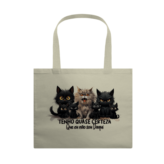 Ecobag Gato Preto - Tenho quase certeza
