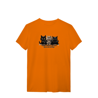 Nome do produtoCamiseta Gato Preto - Tenho quase certeza
