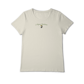 Nome do produtoCamiseta Pima feminina (algodão peruano) L´Élégance Brésilienne