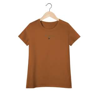 Nome do produtoCamiseta Pima feminina (algodão peruano) L´Élégance Brésilienne