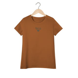 Nome do produtoCamiseta Pima feminina (algodão peruano) Regarde avec amour