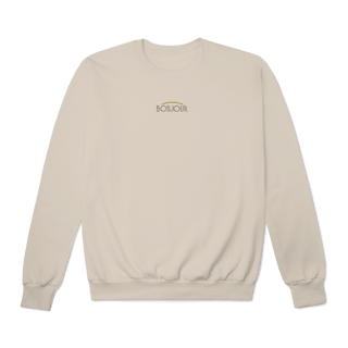 Nome do produtoMoletom Prime fechado Bonjour