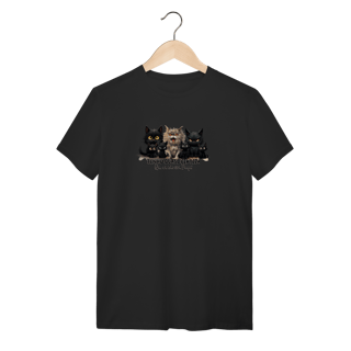 Nome do produtoCamiseta Gato Preto - Tenho quase certeza