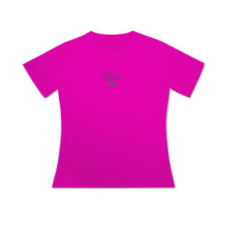 Camiseta Fem Sport Dry UV Regarde avec amour