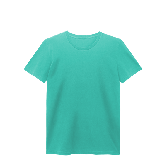 Camiseta Estonada Fem Baby Long SEM ESTAMPA 