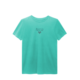 Nome do produtoCamiseta estonada Regarde avec amour