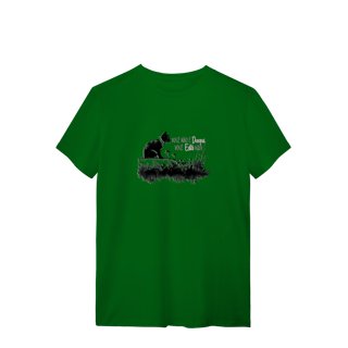 Nome do produtoCamiseta Gatos - Vc não é daqui, vc está aqui