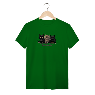 Nome do produtoCamiseta Gato Preto - Tenho quase certeza
