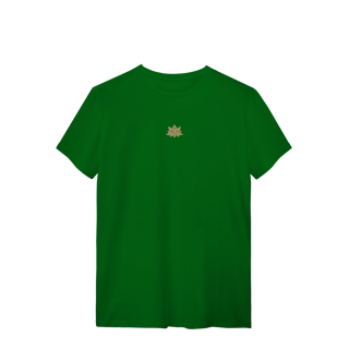 Nome do produtoCamiseta Flor de Lótus dourada