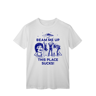 Nome do produto Camiseta da Robin - Beam me up this place sucks