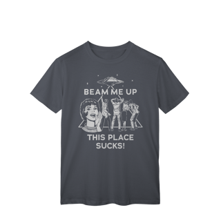 Nome do produto Camiseta da Robin - Beam me up this place sucks