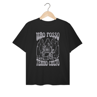 Nome do produto Plus Size - Não posse, tenho culto