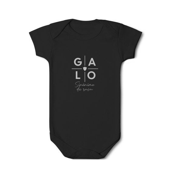 Body Bebê Galo Sinônimo de Raça