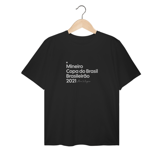 T-Shirt Plus Size 2021 Ano Mágico (Triplete)