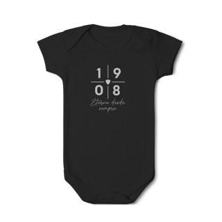 Nome do produto Body Bebê 1908 Gráfico (Eterno Desde Sempre)