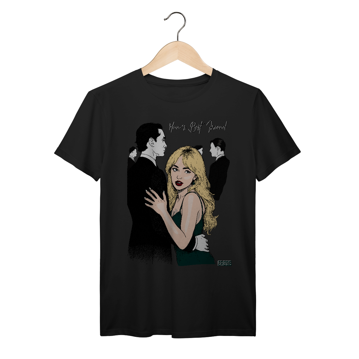 Nome do produto: Camiseta Premium Mans Best Friend Sabrina Carpenter