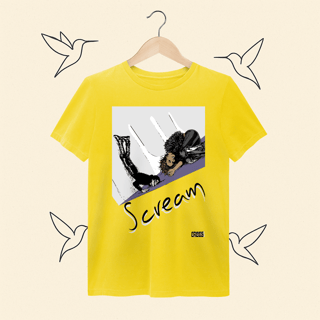 Camiseta Estonada Scream Janet e Michael Jackson