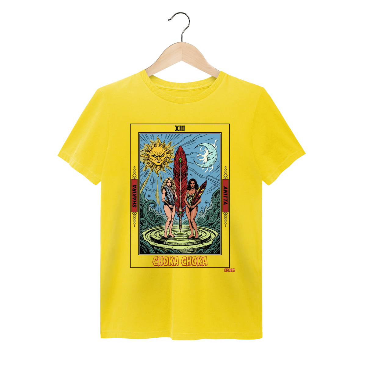 Nome do produto: Camiseta Estonada Anitta e Shakira Choka Choka