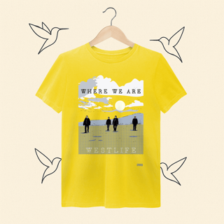 Nome do produto Camiseta Estonada Westlife Where We Are