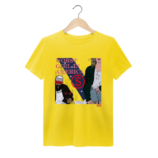 Nome do produto Camiseta Estonada Worst Girl in America - Slayyyter