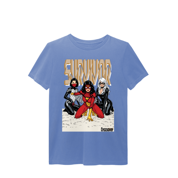 Camiseta Estonada Survivor Spiderverso