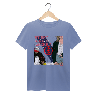 Camiseta Estonada Worst Girl in America - Slayyyter