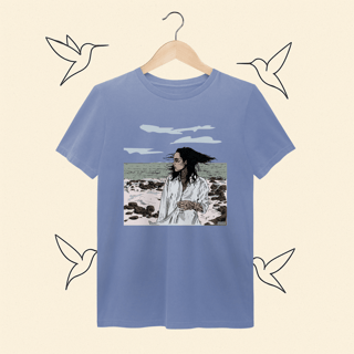Nome do produto Camiseta estonada Kehlani Blue Water Road