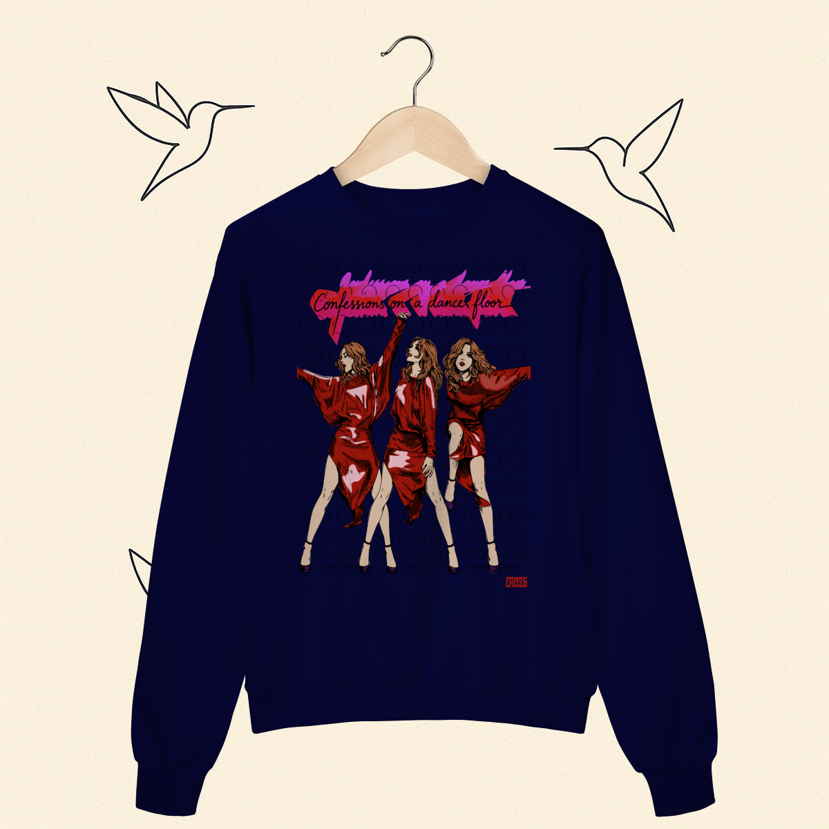 Nome do produto: Moletom Madonna Confessions on a Dance Floor 20 anos