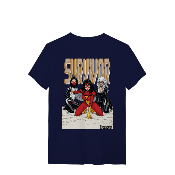 Camiseta Survivor Spiderverso