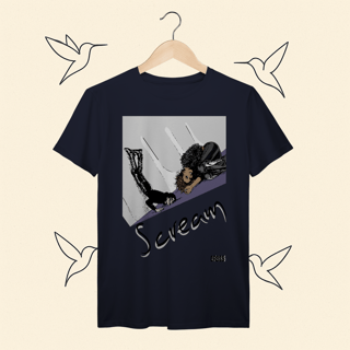 Nome do produto Camiseta Premium Scream Janet e Michael Jackson