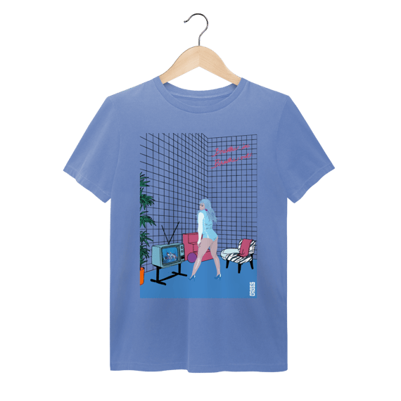 Camiseta Estonada Hilary Duff Breathe in breathe out