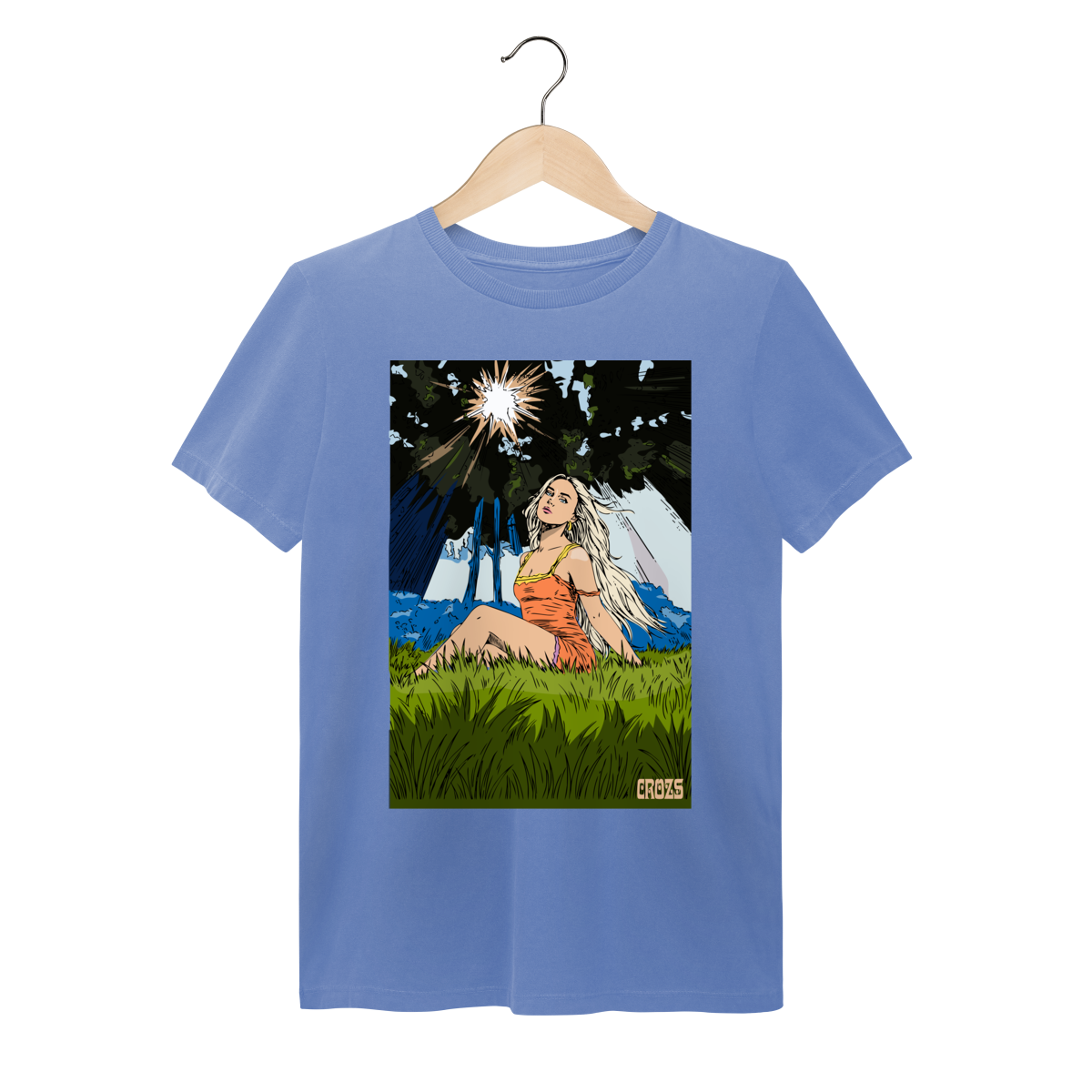 Nome do produto: Camiseta Estonada Zara Larsson Midnight Sun