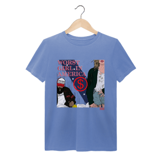 Nome do produto Camiseta Estonada Worst Girl in America - Slayyyter