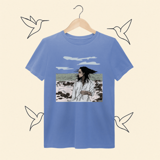 Nome do produto Camiseta estonada Kehlani Blue Water Road