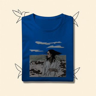 Nome do produto Camiseta Premium Kehlani Blue Water Road