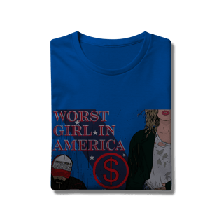 Nome do produto Camiseta Premium Worst Girl in America - Slayyyter